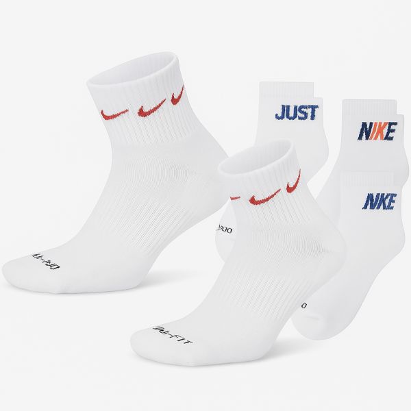 Nike Everyday Plus Cushioned Training Ankle Socks x 3 DH3827-902